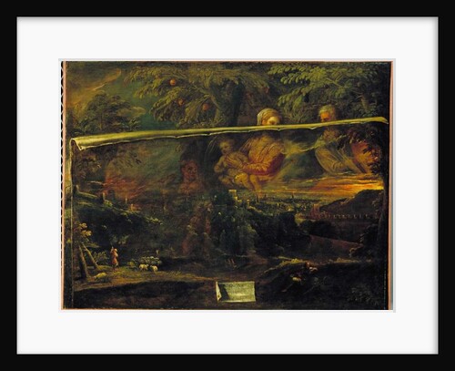 A Vision of the Holy Family near Verona, 1581 by Gian Battista Angolo del Moro