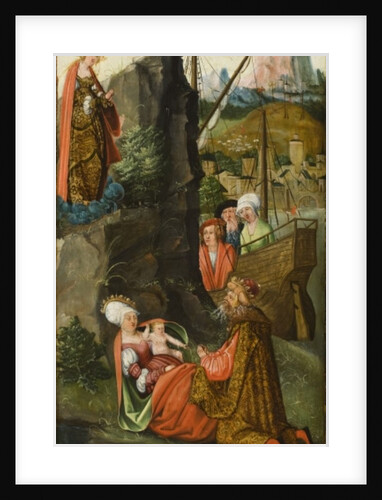 St. Mary Magdalene raising the wife of the Prince of Marseilles, 1519 by Erhard Altdorfer