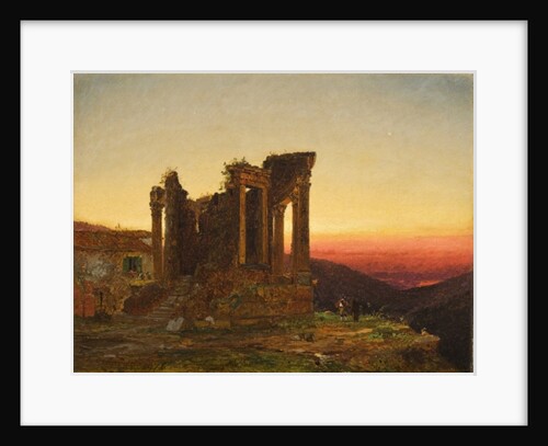 Temple of the Sibyl, Tivoli, 1876 by Jasper Francis Cropsey
