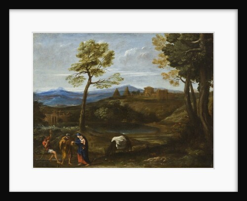 Landscape with the Flight into Egypt, c.1605 by Domenichino