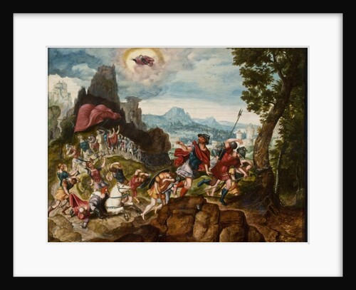 Landscape with the Conversion of Saul on the Road to Damascus, c.1545 by Herri met de Bles