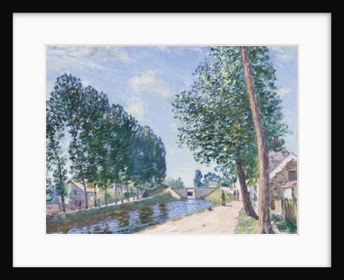 The Loing Canal at Moiret, c.1892 by Alfred Sisley