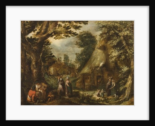Rustic landscape, 1590s by Karel Van Mander
