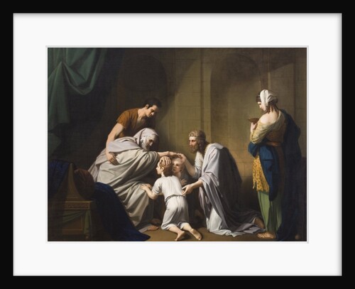 Jacob Blessing Ephraim and Manasseh, 1766-68 by Benjamin West