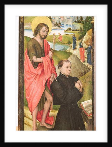 Kneeling Donor with Saint John the Baptist, c.1470 by Vrancke van der Stockt