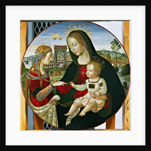 The Mystic Marriage of St. Catherine, 1502-03 by Baldassarre Peruzzi