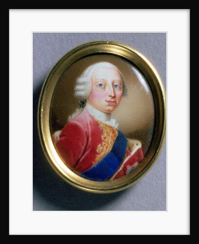 Portrait Miniature of Frederick Louis, Prince of Wales, 1755 88;Frederick Louis, Prince of Wales; by Gaetano Manini