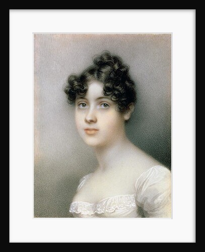 Portrait Miniature of Girl in a White Dress, c.1815 by Mary Ann Knight
