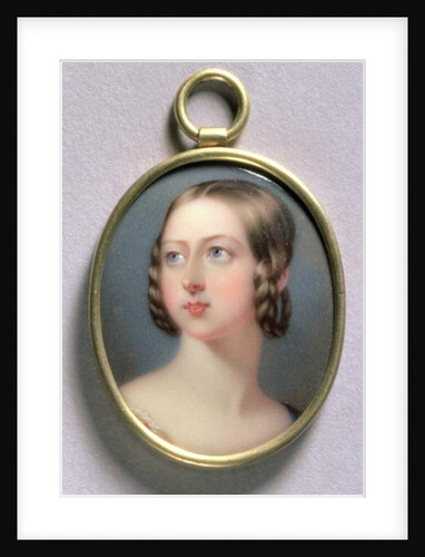 Portrait Miniature of Queen Victoria, 1839 by William Essex