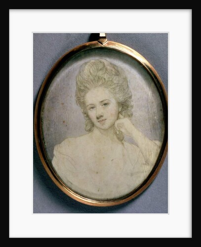 Portrait Miniature of Georgiana, Duchess of Devonshire, c.1775 by Jeremiah Meyer