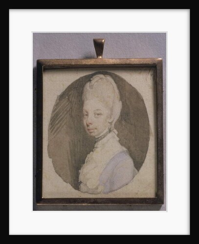 Portrait Miniature of Queen Charlotte, c.1772 by Jeremiah Meyer