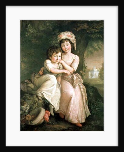 Portrait of Stephen Peter and Mary Anne Rigaud as Children by John Francis Rigaud
