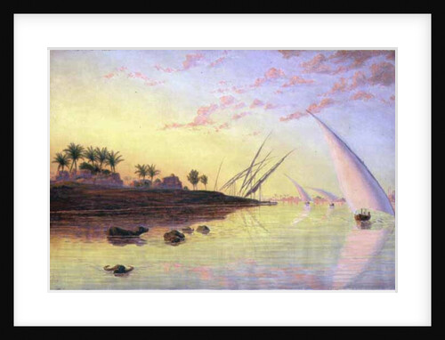 View on the Nile, 1855 by Thomas Seddon