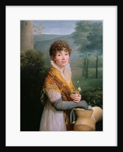 Portrait of a Young Woman by Gioacchino Giuseppe Serangeli