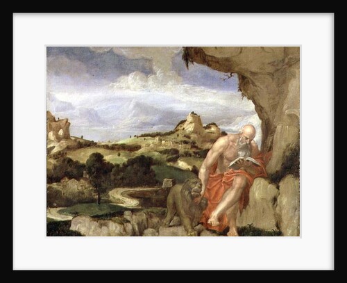 St. Jerome in the Wilderness, 16th century by Lambert Sustris