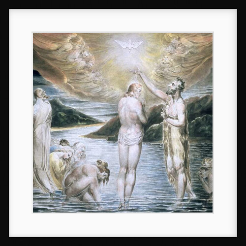 The Baptism of Christ, 19th century by William Blake