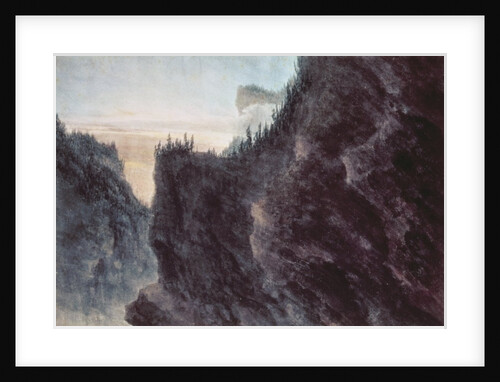 Entrance to the Valley of the Grande Chartreuse, 18th century by John Robert Cozens