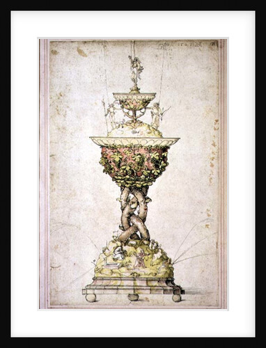 Design for a Table Fountain, 1509 by Albrecht Dürer or Duerer