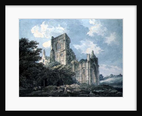 Kirkstall Abbey, Yorkshire, 18th century by Thomas Girtin