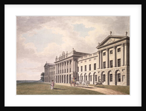 View of Heveningham Hall in Suffolk, the Seat of Sir Gerrard Vanneck, 18th century by Thomas van der Wilt