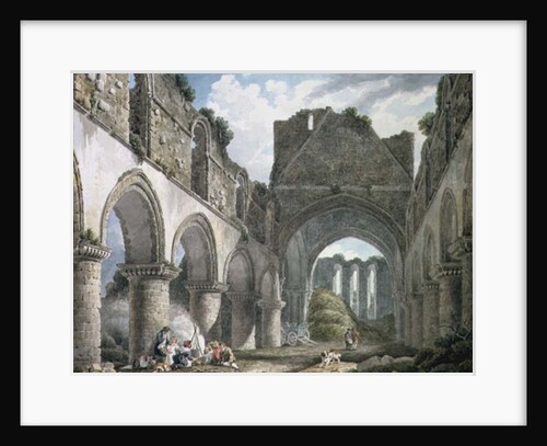 Buildwas Abbey, Shropshire, 18th century by Michael Rooker