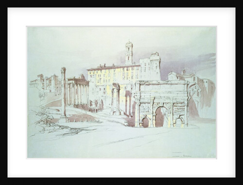 The Forum, Rome, 19th century by John Ruskin