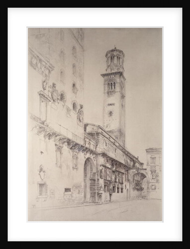 Piazza dei Signori, Verona, 19th century by John Ruskin