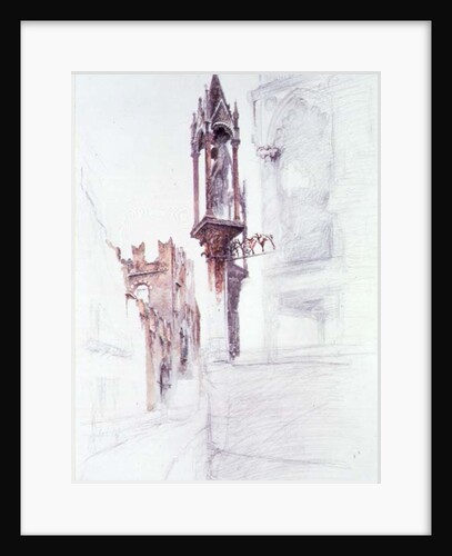 The Tomb of Cansignorio, Santa Maria Antica, Verona by John Ruskin