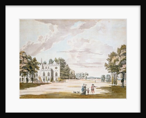 The South Front of Strawberry Hill, 18th century by Paul Sandby