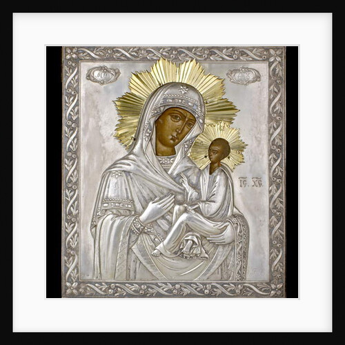 Icon of the Virgin Hodegetria by School Russian