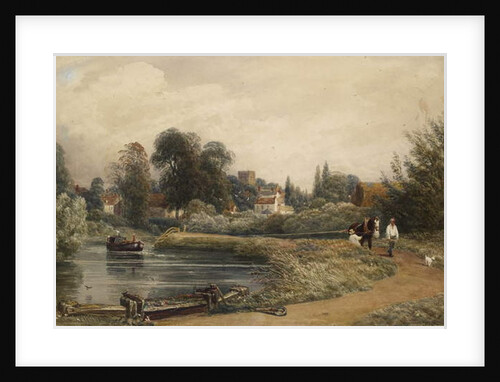 View of Iffley from the River, 1841 by Peter de Wint