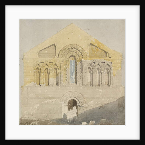 West Front of Castle Rising Church, Norfolk by John Sell Cotman