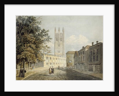 Magdalen College and the Eastern End of the High Street, Oxford, 1795 by Robert Revd Nixon