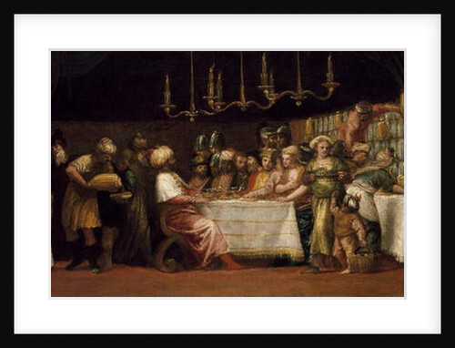Judith feasted by Holofernes by Veronese