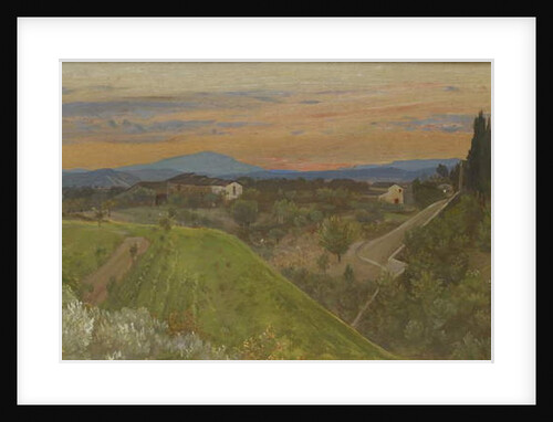 View of Monte Amiata, Tuscany, c.1880 by Giovanni Costa