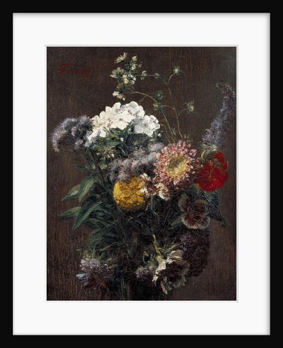Still Life: mixed Flowers by Ignace Henri Jean Fantin-Latour