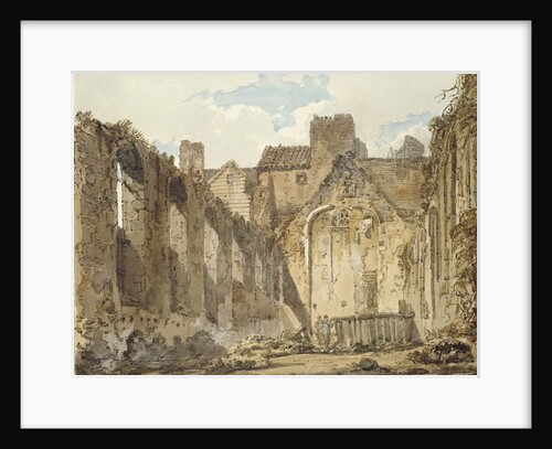 The Ruins of the Chapel in the Savoy Palace, London, c.1795-96 by Thomas Girtin