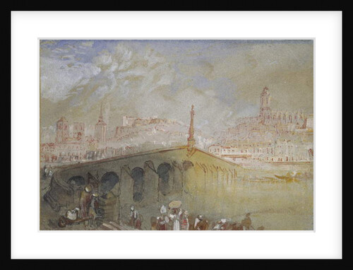 The Bridge at Blois: Fog Clearing, 1826 - 1830 by Joseph Mallord William Turner