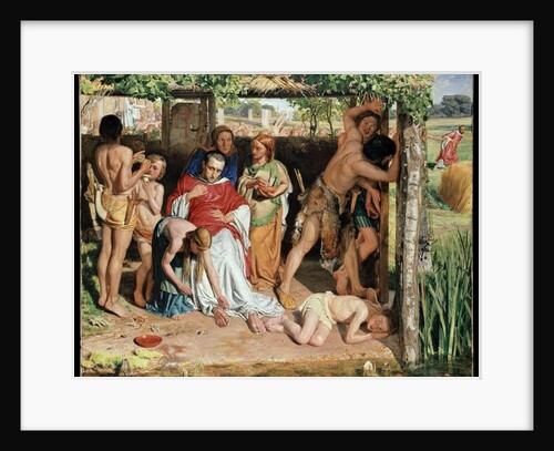 A converted British Family sheltering a Christian Missionary from the Persecution of the Druids, 1850 by William Holman Hunt