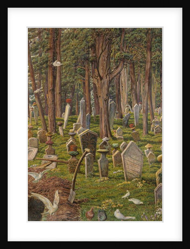 The Sleeping City: the Cemetery of Pera, Constantinople, 1856 - 1888 by William Holman Hunt