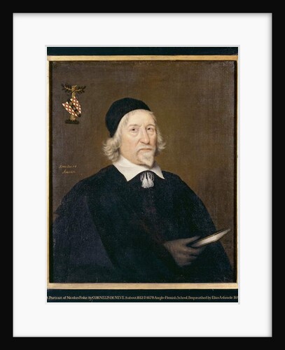 Portrait of a Man, called Nicholas Fiske, 1651 by Cornelius de Neve