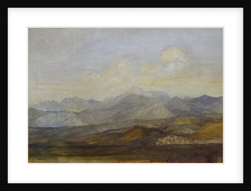 The Carrara Mountains from Pisa, 1845 - 1846 by George Frederic Watts