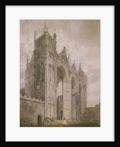 West Front of Peterborough Cathedral, 1794 by Thomas Girtin