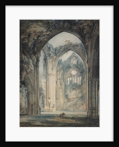 Transept of Tintern Abbey, Monmouthshire, c. 1794 by Joseph Mallord William Turner