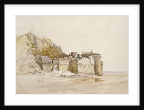 Mont St Michel: The Outer Gate, c. 1876 by Alfred William Hunt