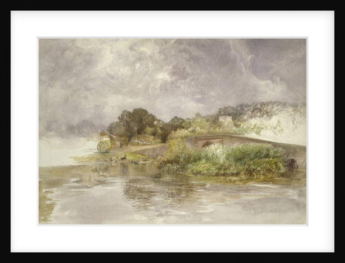 Sonning Bridge, c. 1882 by Alfred William Hunt