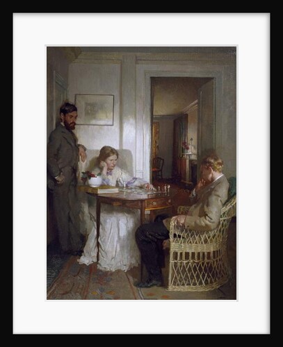 The Chess Players, pre 1902 by William Orpen