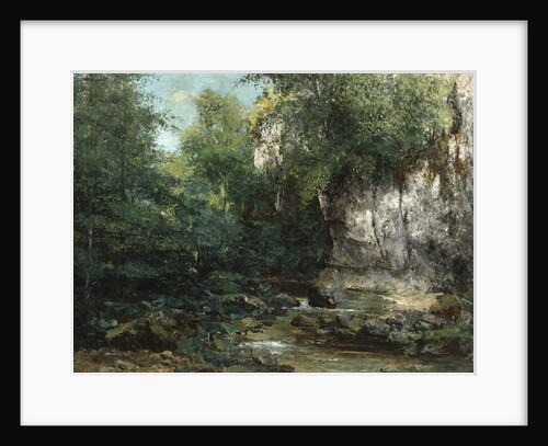 The Banks of a Stream, 1873 by Gustave Courbet