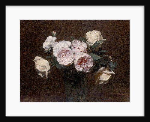 Still Life: pink, white and yellow Roses, 1894 by Ignace Henri Jean Fantin-Latour