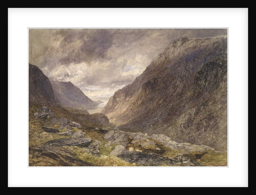 Pass of Llanberis, c.1853 by Alfred William Hunt
